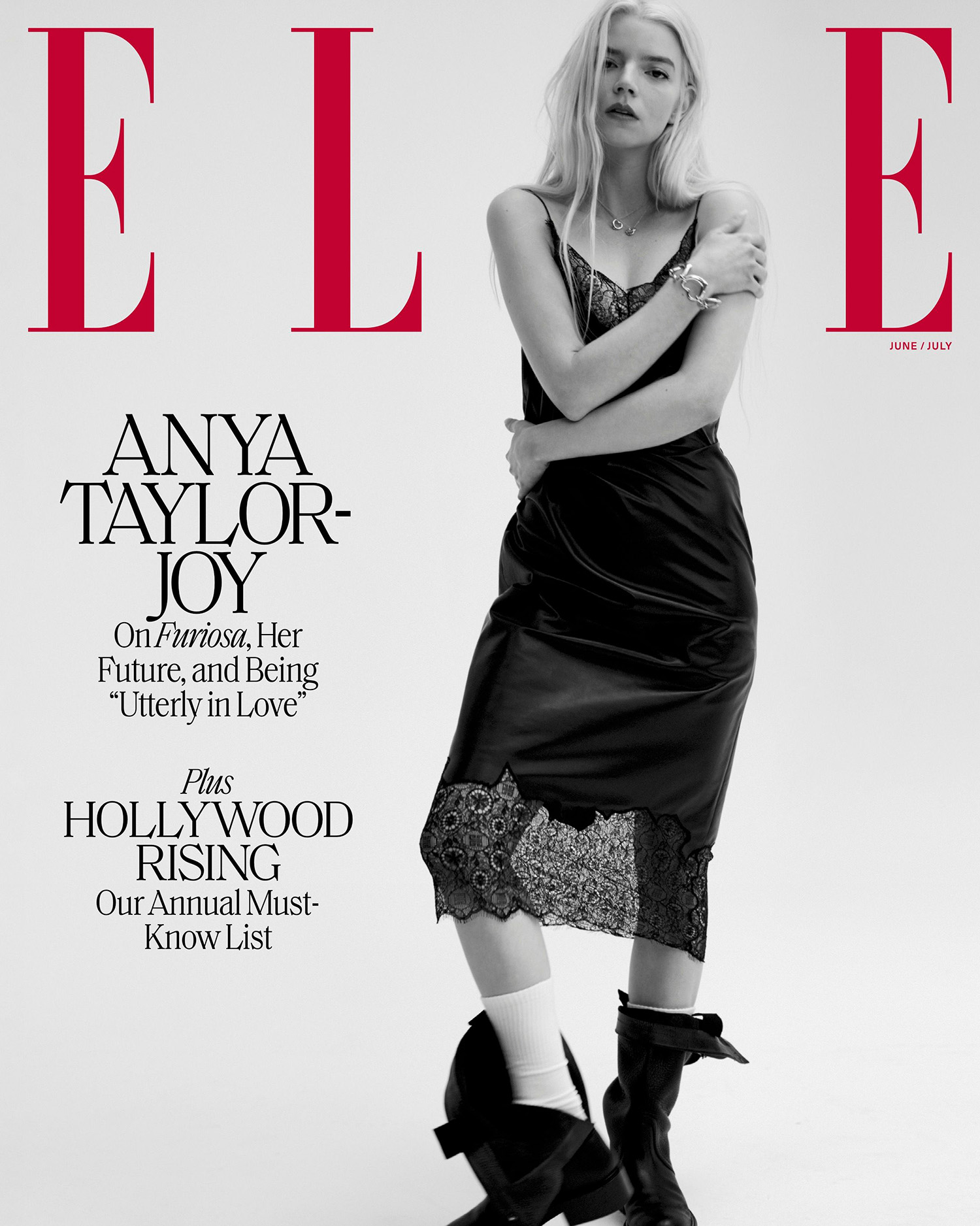 Anya Taylor-Joy covers Elle US June/July 2024 by Dan Martensen