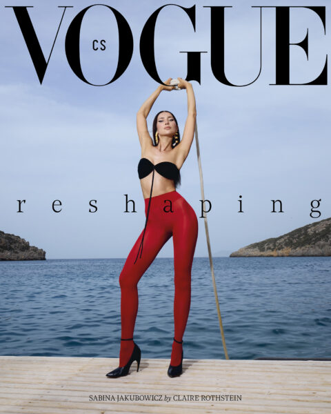 Sabina Jakubowicz covers Vogue Czechoslovakia July 2024 by Claire Rothstein