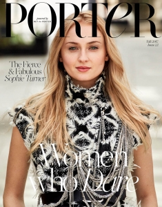 Sophie Turner covers Porter Magazine Fall 2017 by Patrick Demarchelier