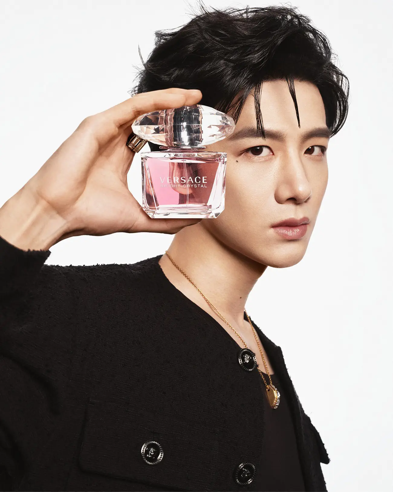 Bai Jingting is Versace's global fragrance ambassador