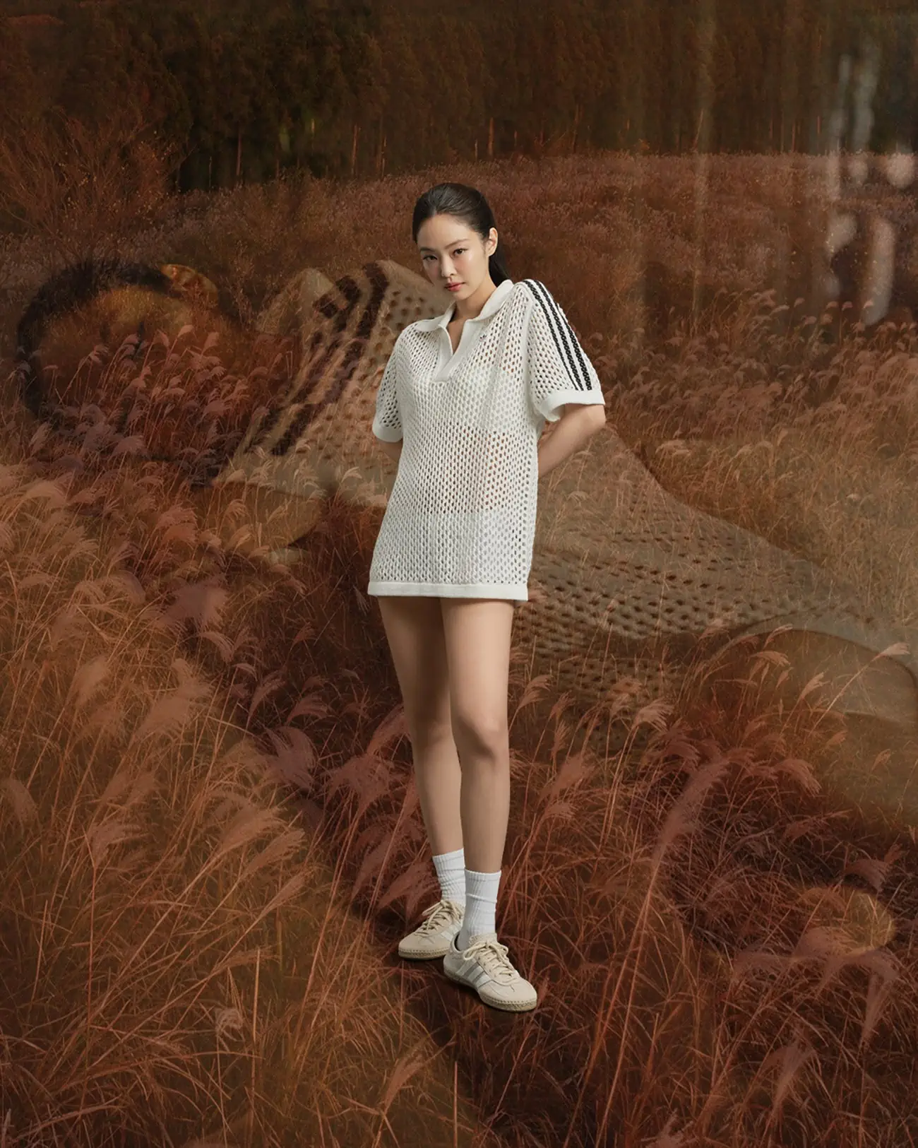 Blackpink's Jennie shows off the new adidas Originals x CLOT Gazelle by Edison Chen