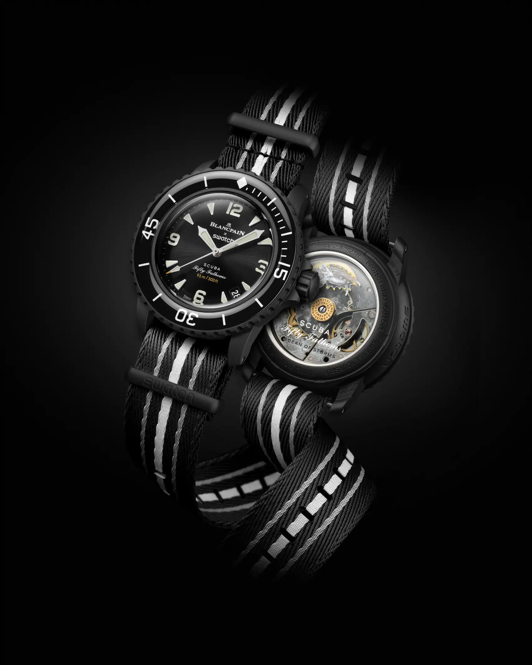 OCEAN OF STORMS: Blancpain x Swatch Scuba Fifty Fathoms Breaches the Celestial Barrier