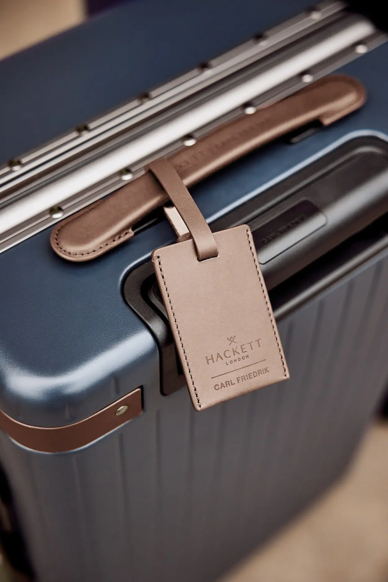 Luggage brand Carl Friedrik teams up with Hackett London for a luxury luggages collection