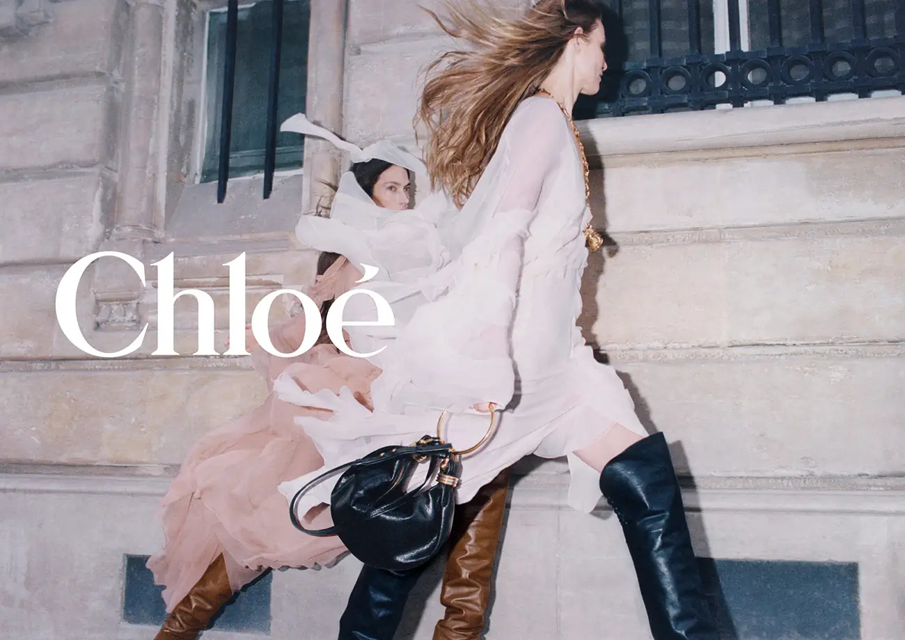 Chloé debuts dreamy Pre-Fall 2024 campaign on the streets of Paris