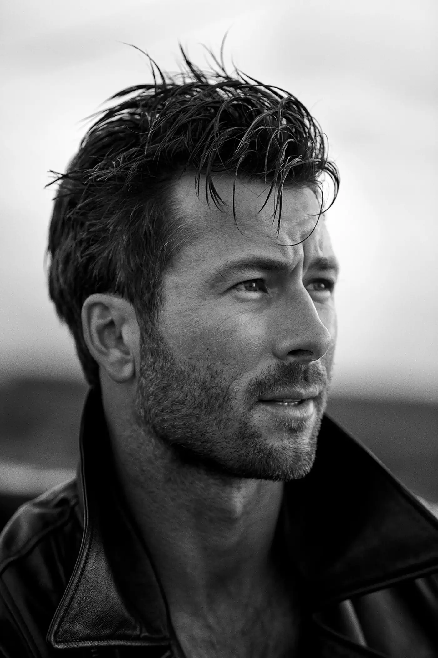 Glen Powell by Matthew Brookes for Vanity Fair June 2024