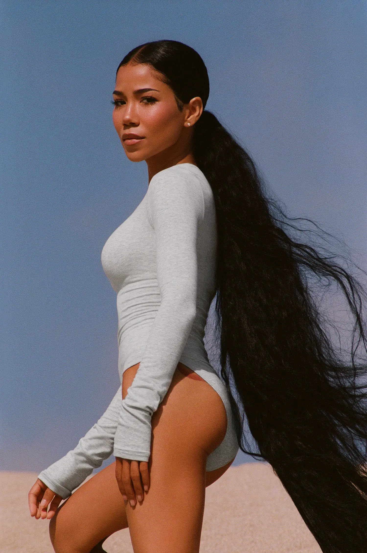 Jhené Aiko rocks Skims' Cotton campaign