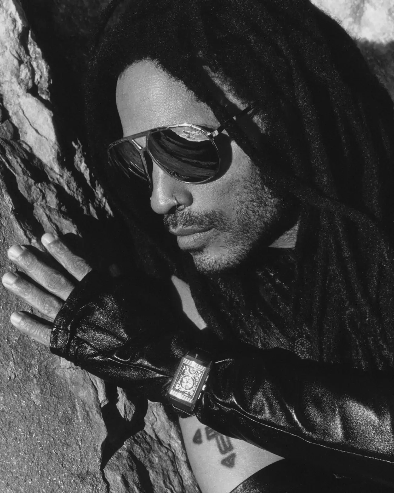 Lenny Kravitz covers Flaunt Magazine Issue 192 by Jonny Marlow