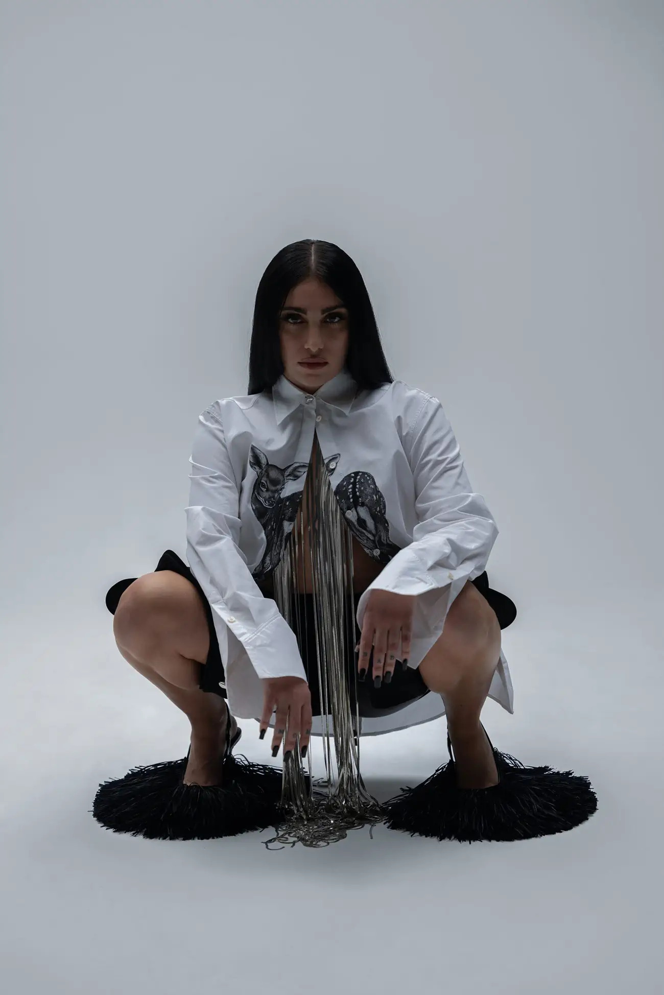 Lourdes Leon stuns as the face of David Koma's first campaign for Resort 2025