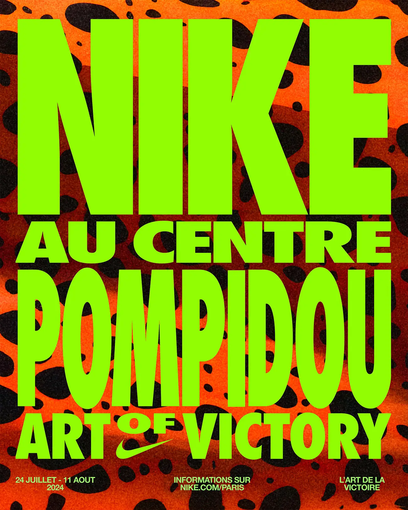 Nike opens "Art of Victory" exhibition at Centre Pompidou in Paris