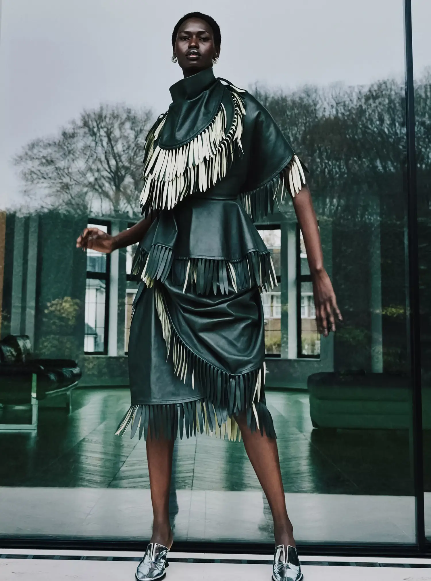 Nyarach Abouch Ayuel by Jem Mitchell for Harper’s Bazaar UK March 2024