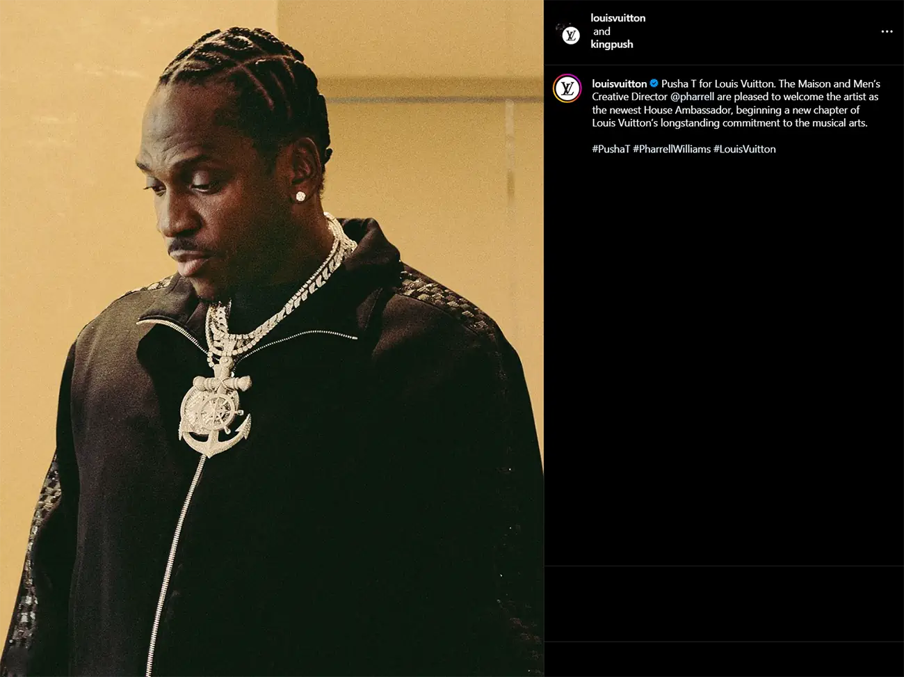 Pusha T joins Louis Vuitton as latest house ambassador