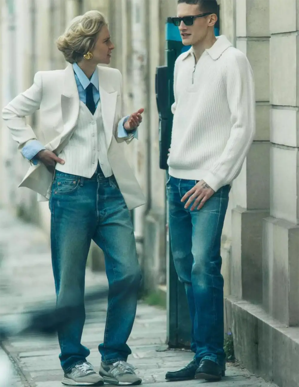 Steffi Cook and Milan Bodemer by Tom Schirmacher for Elle France June 13th, 2024