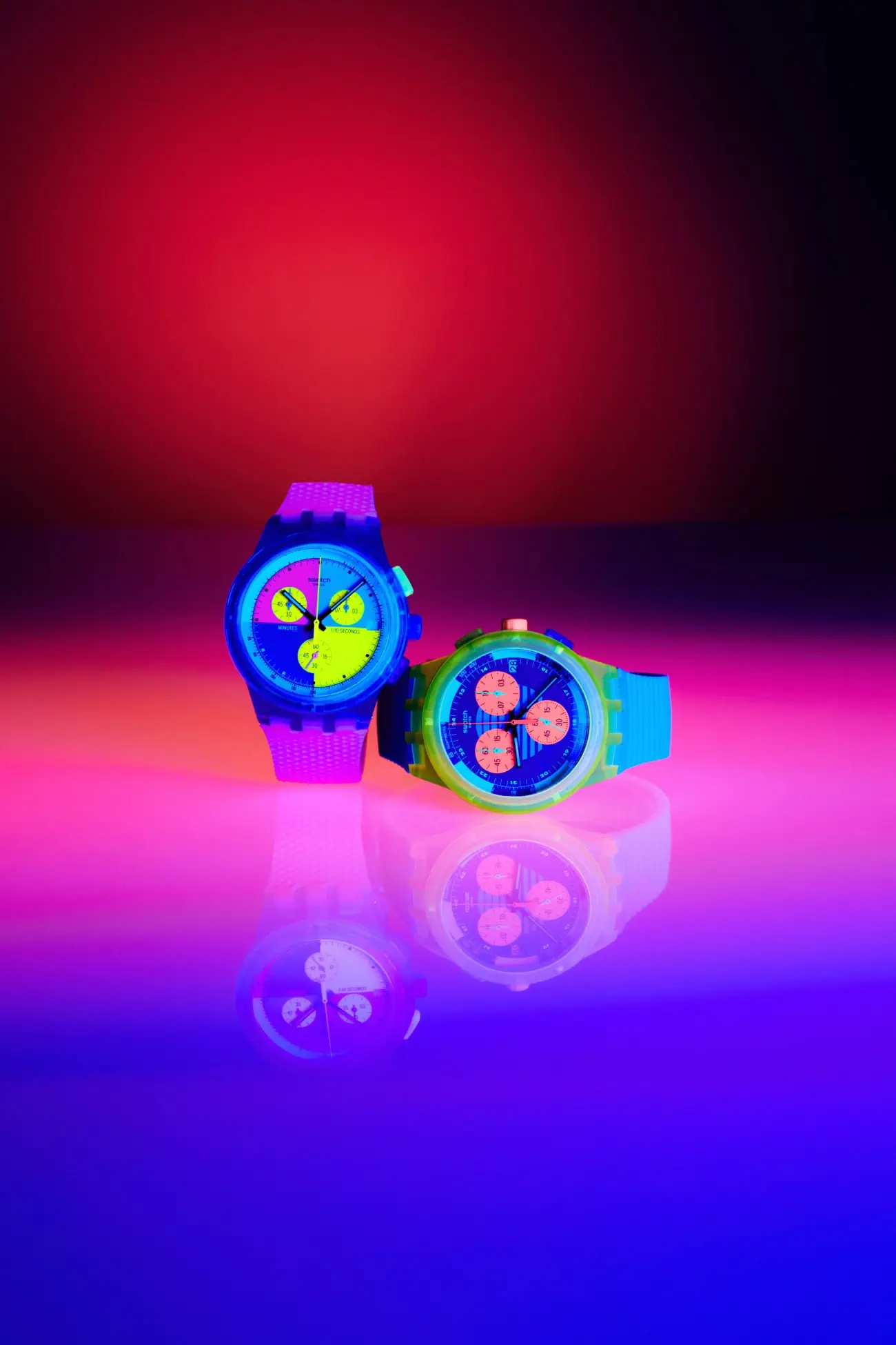 The Swatch Neon Collection returns with a bright new take on iconic designs