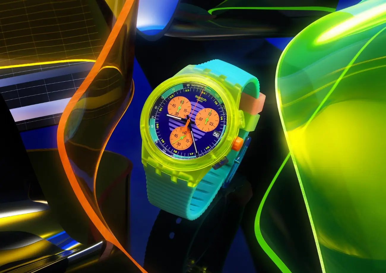 The Swatch Neon Collection returns with a bright new take on iconic designs