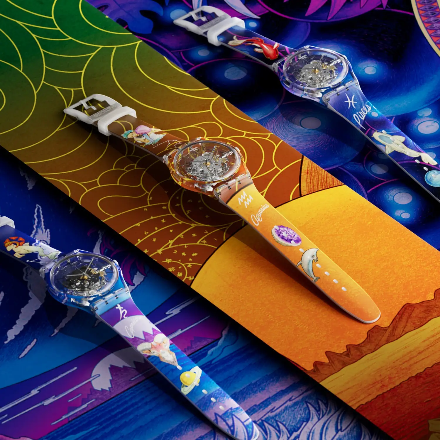 Be your authentic self with the Swatch x You Zodiac collection